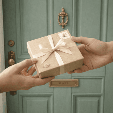 It arrives at your door