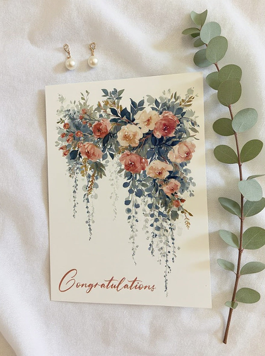 Wedding card lifestyle photo