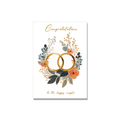 Wedding Rings Card in Watercolor