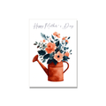 Watering Can Mother's Day Card in Watercolor
