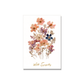 Pressed Flowers Sympathy Card in Watercolor