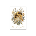 Honeycomb Anniversary Card in Botanical illustration