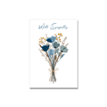 Wildflower Bundle Sympathy Card in Gouache