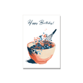 Mixing Bowl Birthday Card in Gouache
