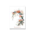 Wedding greeting card - Botanical Cascading Arch in Botanical, blank inside
