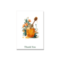 Thank You greeting card - Honey Jar in Watercolor, blank inside