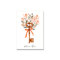 Vintage Key Congratulations Card in Watercolor